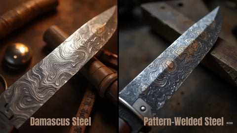 Understanding the Difference between Damascus Steel vs. Pattern-Welded Steel: Ultimate Comparison Guide with 7 Key Insights