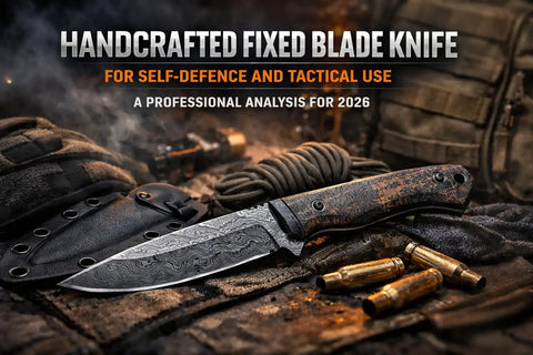 Handcrafted Fixed Blade Knife For Self-Defence And Tactical Use: A Professional Analysis For 2026