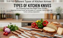 10 Different Types of Kitchen Knives (Features, Benefits & Choosing the Right One in 2026)