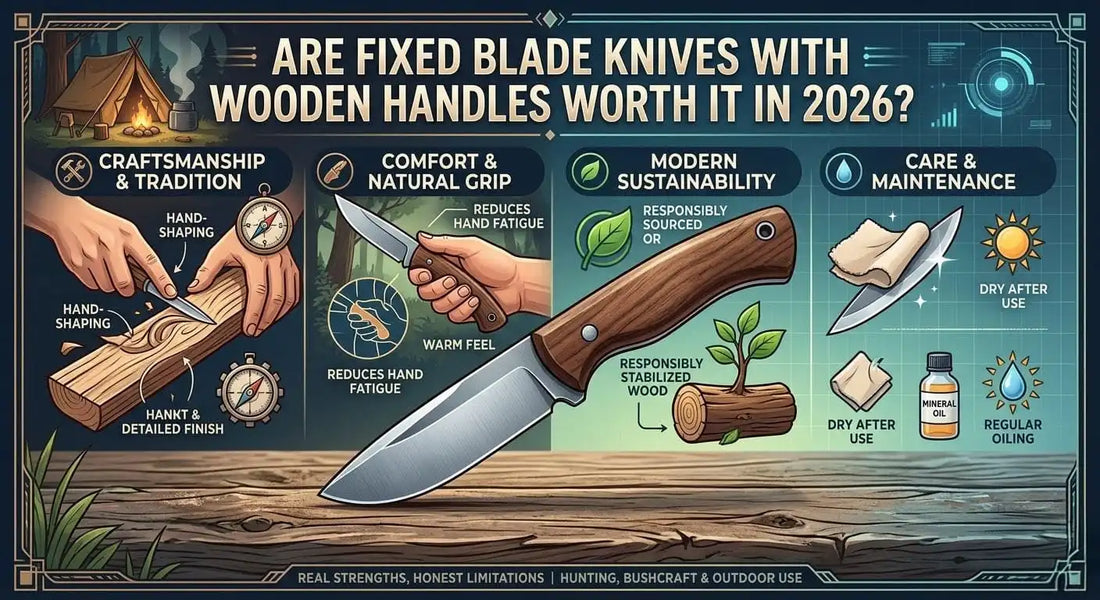 Fixed Blade Knives with Wooden Handles Modern Value & Classic Performance