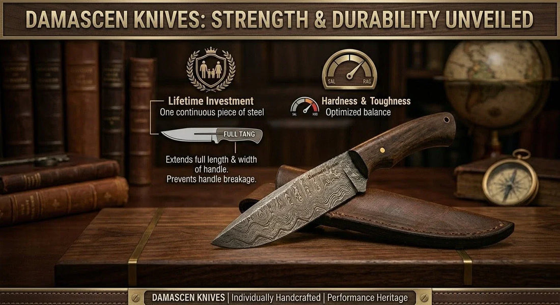  Infographic Explaining Strength and Durability of Damascus Knives
