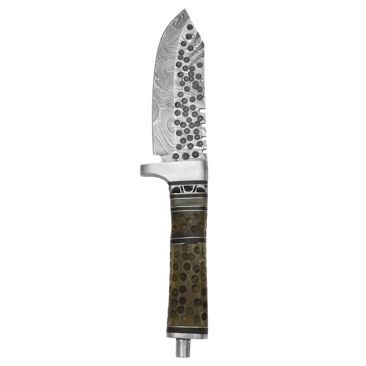 DAMASCEN KNIVES Hunting Knife With Bone Handle Genuine